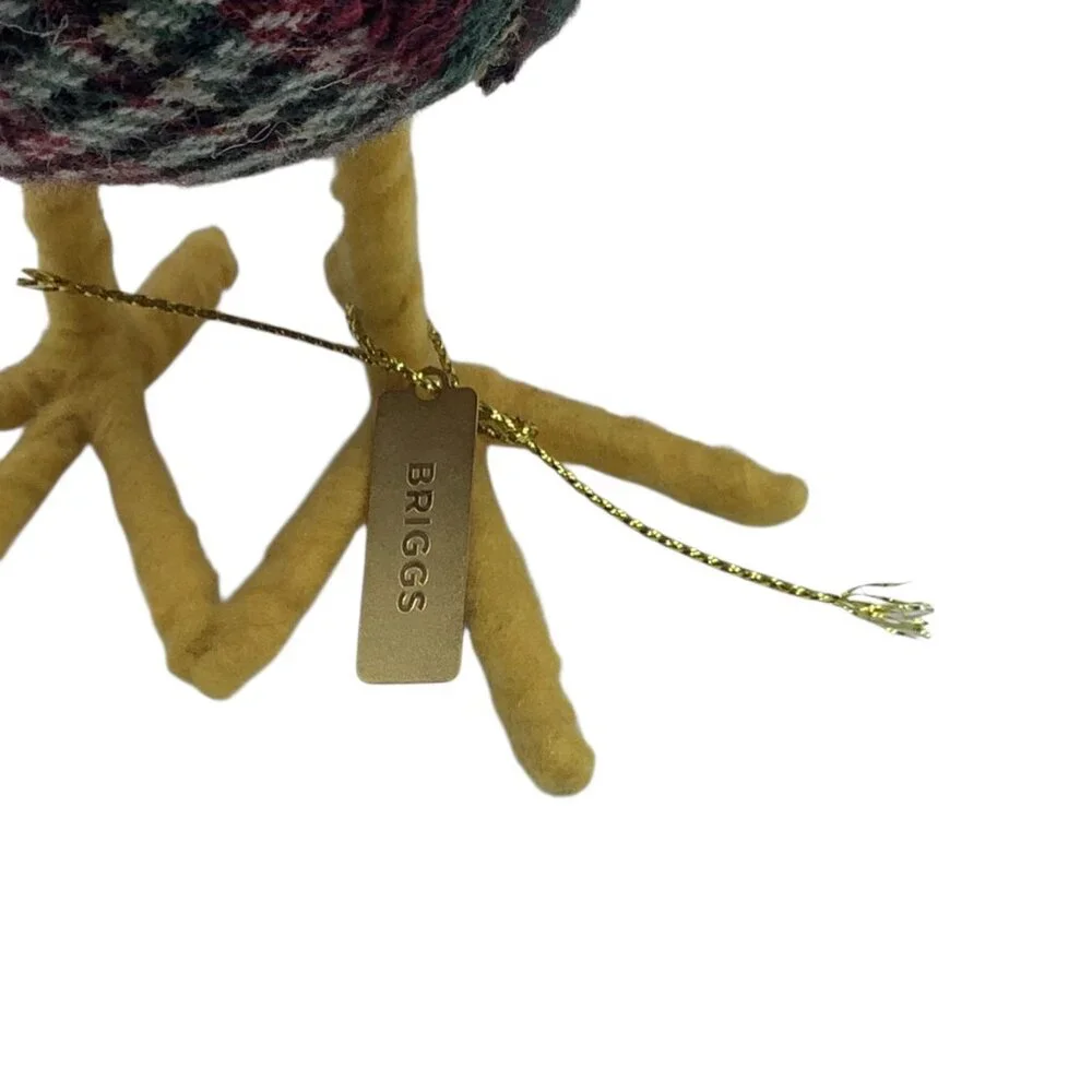 Target‎ Spritz 2017 Featherly Friends BRIGGS Fabric Bird Figurine 6.5